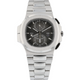 Patek Philippe Nautilus Travel Time Chronograph Stainless Steel 5990/1A-001