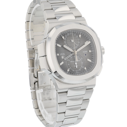 Patek Philippe Nautilus Travel Time Chronograph Stainless Steel 5990/1A-001
