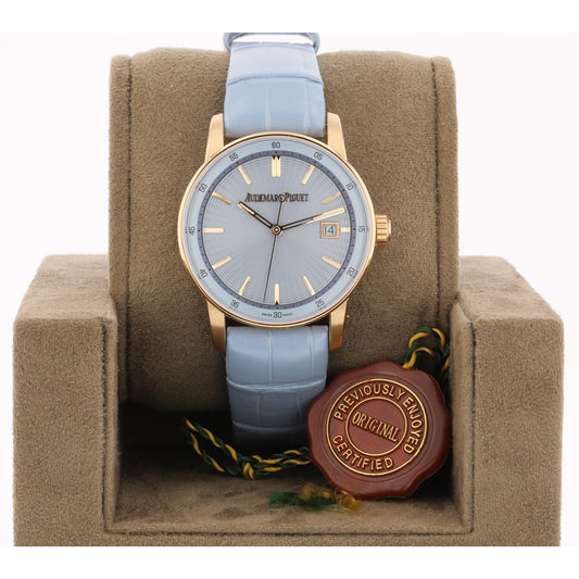 Audemars Piguet Code 11.59 Rose Gold 38mm Blue 77410OR.OO.A344CR.01