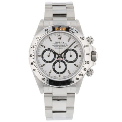 Rolex Daytona Stainless Steel White Dial Zenith 16520