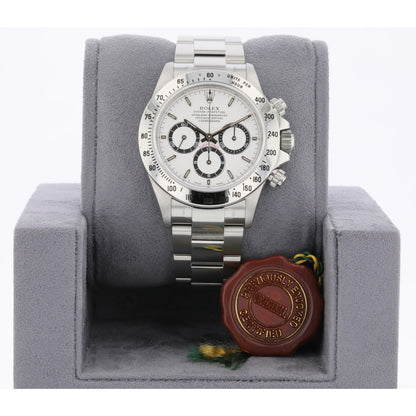 Rolex Daytona Stainless Steel White Dial Zenith 16520