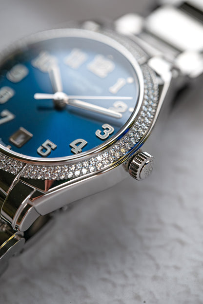 Patek Philippe Lady Twenty-4 Stainless Steel Diamonds Blue Dial 7300/1200a-001