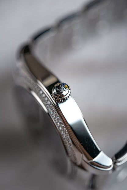 Patek Philippe Lady Twenty-4 Stainless Steel Diamonds Blue Dial 7300/1200a-001