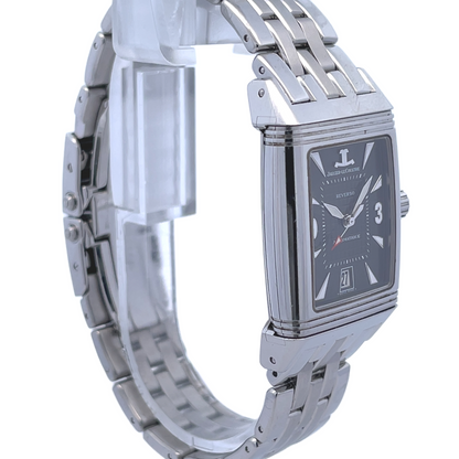 Jaeger LeCoultre Reverso Gran Sport Stainless Steel Grey Dial 290.8.60