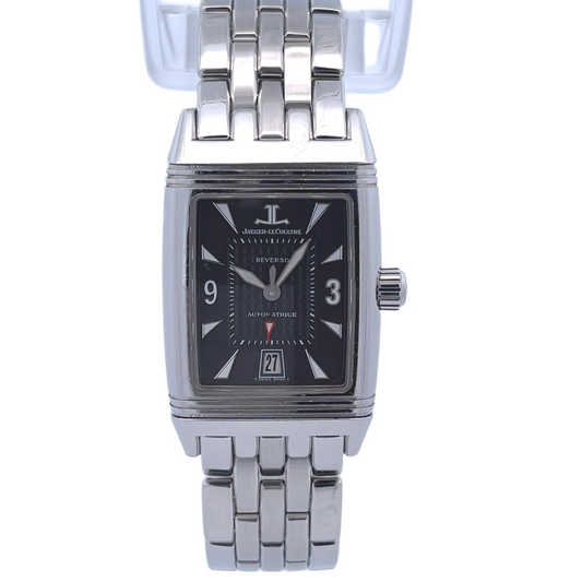 Jaeger LeCoultre Reverso Gran Sport Stainless Steel Grey Dial 290.8.60