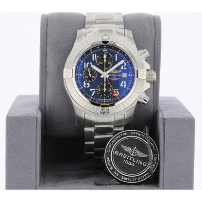 Breitling Avenger GMT 45mm Stainless Steel Blue Dial A24315101C1A1