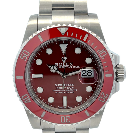 Rolex Submariner 40mm Red Bezel and Dial Steel 116610LN