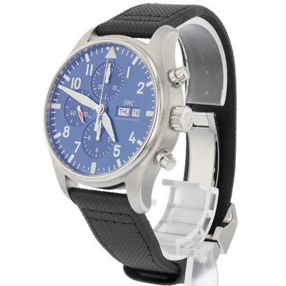 IWC Pilot 43mm Le Petit Prince Chronograph Stainless Steel IW377714