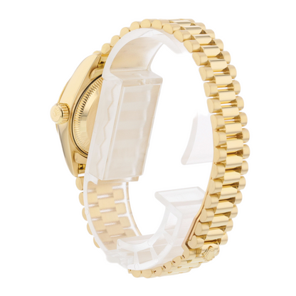 Rolex Datejust 26mm Yellow Gold President Diamond Dial 69178