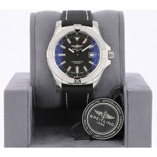 Breitling Avenger 43mm Stainless Steel Black Dial A17318101B1X2
