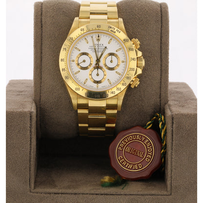 Rolex Daytona Zenith Movement 18K Yellow Gold 16528