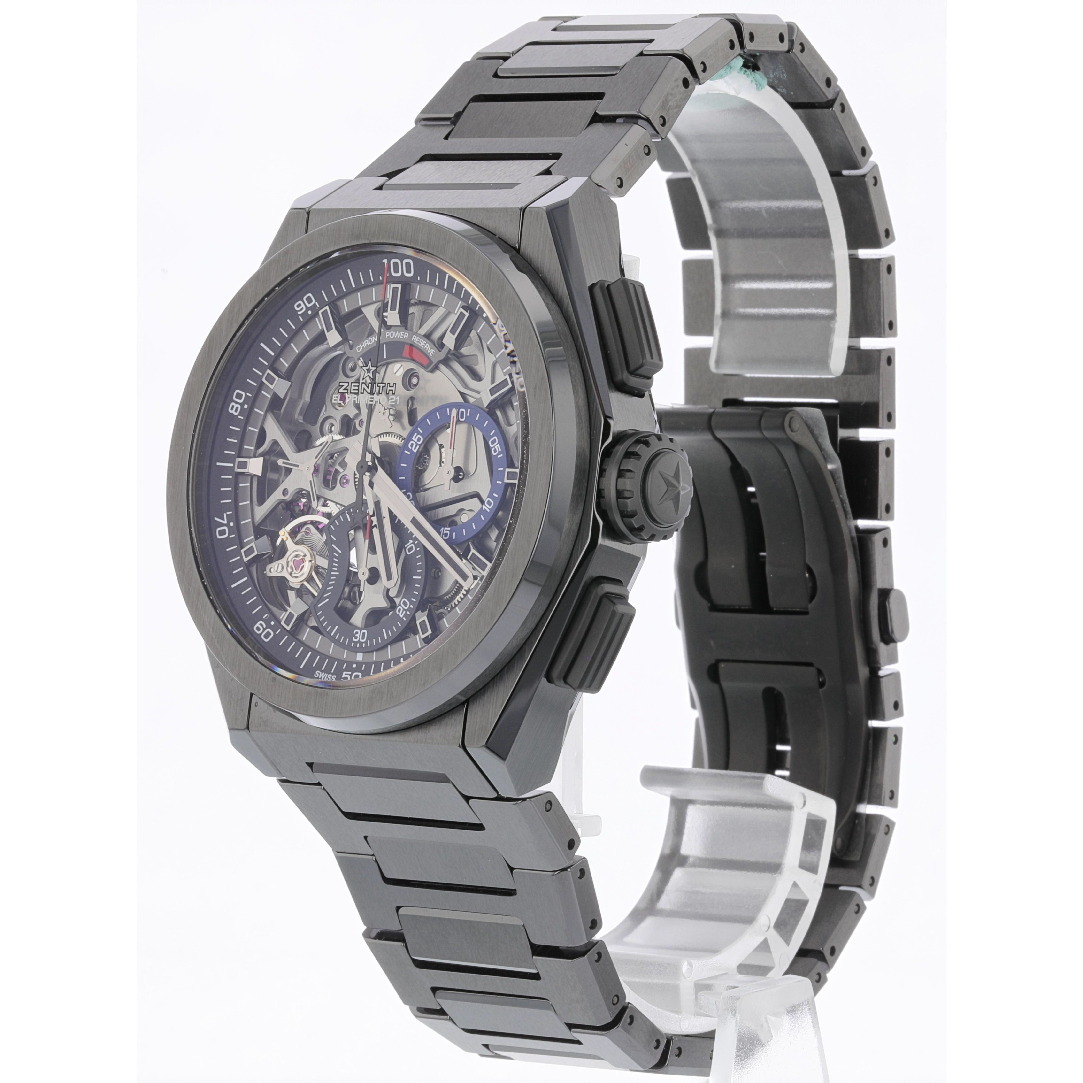 Zenith Defy El Primero 21 Black Ceramic 44mm 49.9000.9004/78 M9000