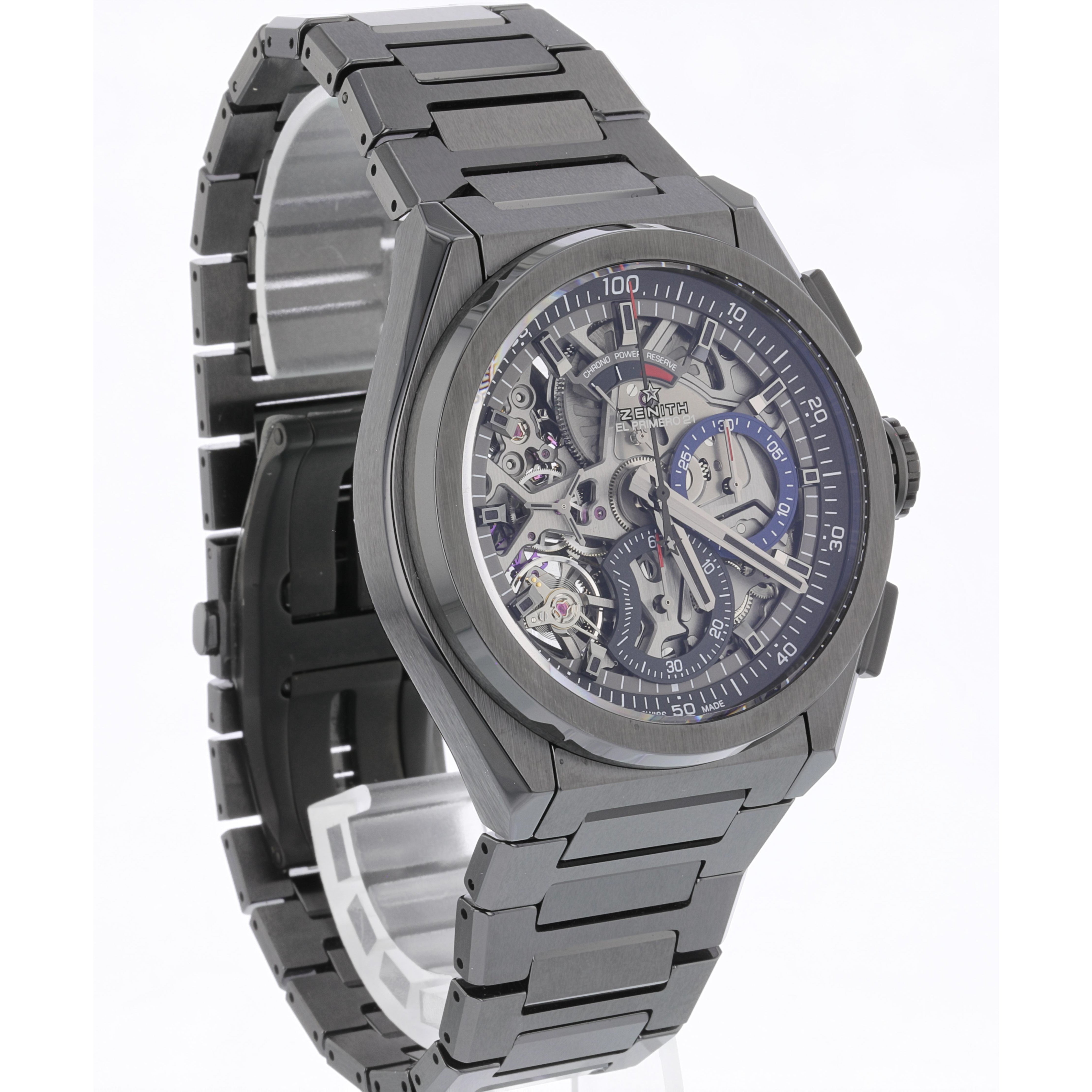Zenith Defy El Primero 21 Black Ceramic 44mm 49.9000.9004/78 M9000