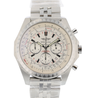 Breitling Bentley Motors T Speed Stainless Steel Chronograph Silver Dial A2536513/G675