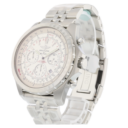 Breitling Bentley Motors T Speed Stainless Steel Chronograph Silver Dial A2536513/G675