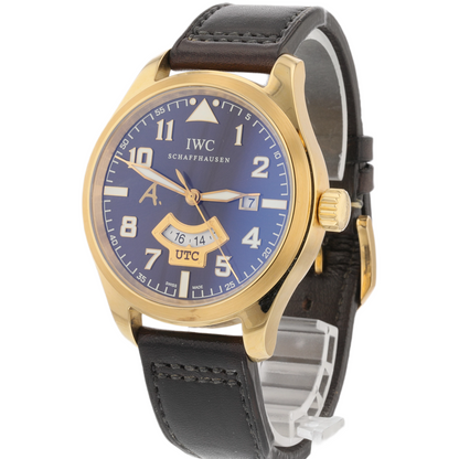 IWC Pilot UTC Saint Exupery Rose Gold 44mm Bronze Dial IW326103