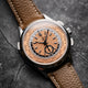 Patek Philippe World Time Flyback Chronograph Stainless Steel Rose Dial 5935a-001