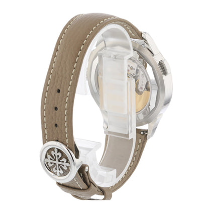 Patek Philippe World Time Flyback Chronograph Stainless Steel Rose Dial 5935a-001