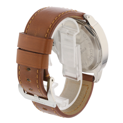 Panerai Luminor Marina Logo 44mm Stainless Steel Black Dial PAM00005