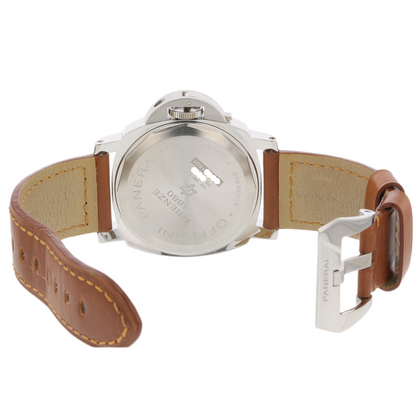 Panerai Luminor Marina Logo 44mm Stainless Steel Black Dial PAM00005