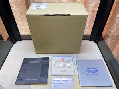 Panerai Luminor Marina Logo 44mm Stainless Steel Black Dial PAM00005