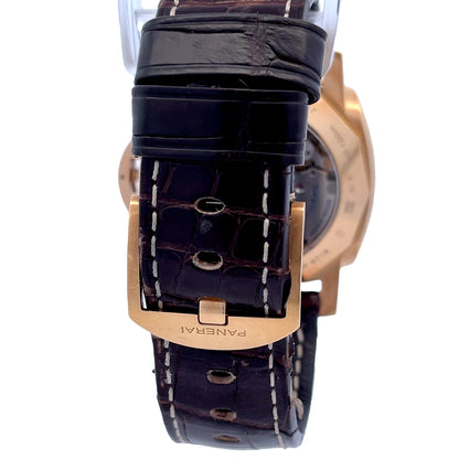 Panerai Luminor GMT 8 Days 44mm Rose Gold Brown Dial PAM00289