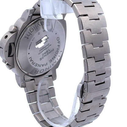 Panerai Luminor Daylight 44mm Titanium Chronograph Blue Dial PAM327