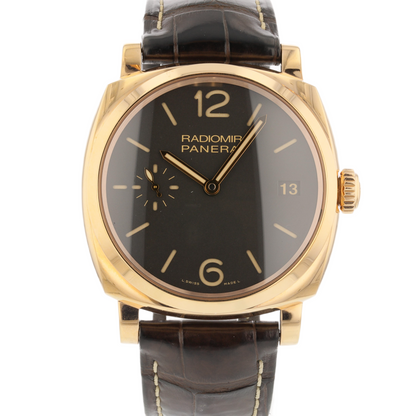 Panerai Radiomir 1940 3 Days Oro Rosso Brown Dial PAM00515