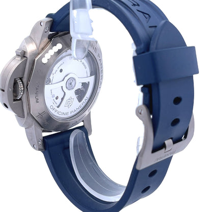 Panerai Luminor Marina 1950 3 Days 44mm Titanio Harrods Edition Blue Dial Pam745