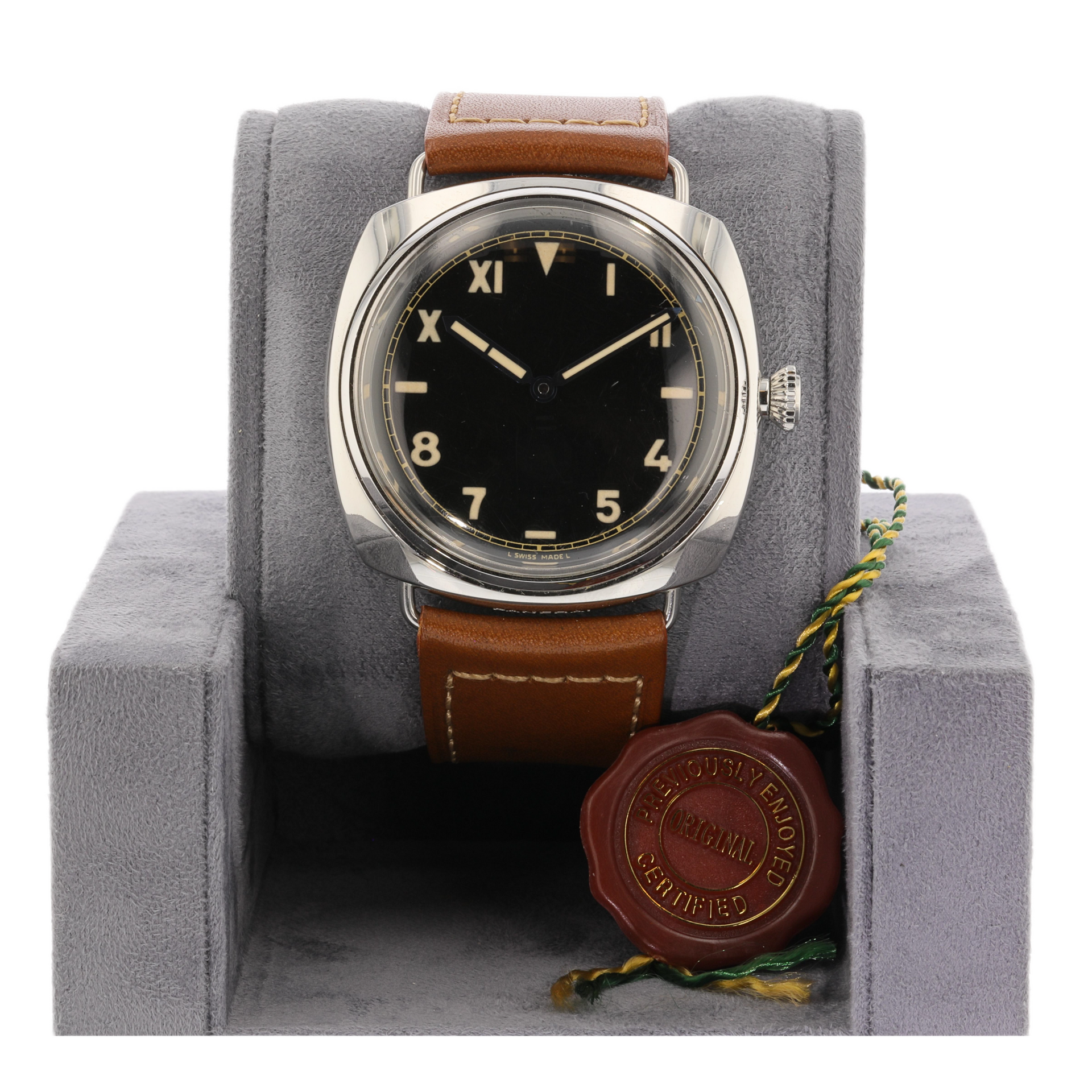 PANERAI 純正 外箱＋木製内箱＋紙袋セット コレクション用 Panerai Radiomir 1936 47mm Cali Dial PAM00249 - Beverly Hills