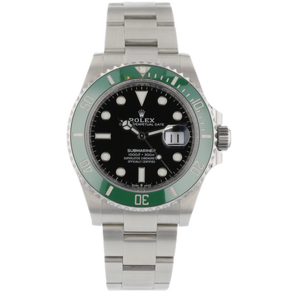 Rolex Submariner Date 41mm Green Ceramic Bezel Stainless Steel 126610LV