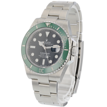 Rolex Submariner Date 41mm Green Ceramic Bezel Stainless Steel 126610LV