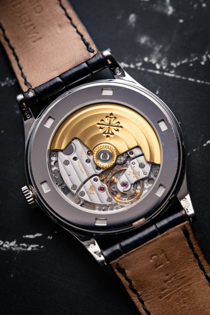 Patek Philippe Calatrava 38mm White Gold Silver Dial 5296G-010