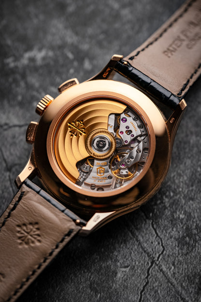 Patek Philippe Annual Chronograph Rose Gold Brown Dial 42mm 5905r-001