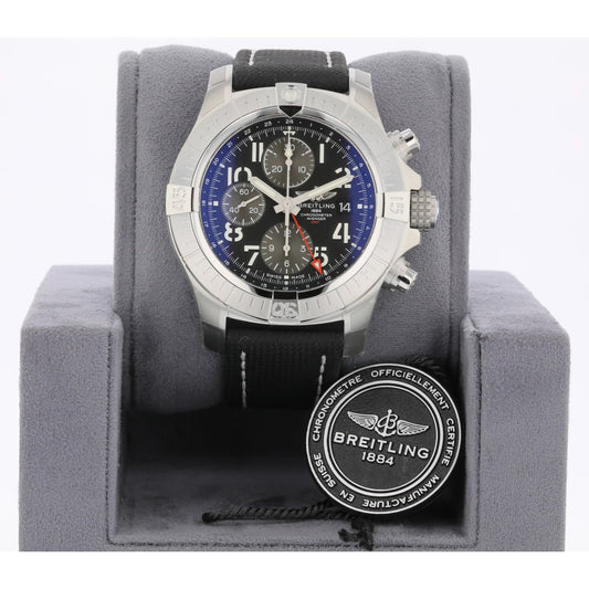 Breitling Avenger Chronograph GMT 45mm Black Dial A24315101B1X1