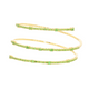 Tzavorite 18k Yellow Gold Flex Double Wrap Bracelet