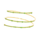Tzavorite 18k Yellow Gold Flex Double Wrap Bracelet