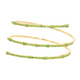 Tzavorite 18k Yellow Gold Flex Double Wrap Bracelet