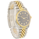 Rolex Datejust 36mm 18K Yellow Gold and Stainless Black Diamond Dial Jubilee 16233