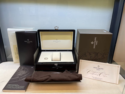 Patek Philippe Annual Chronograph Platinum 42mm Blue Dial 5905P-001