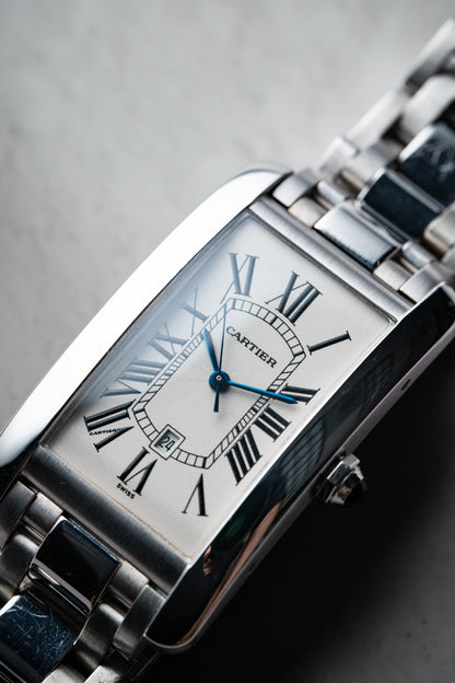 Cartier Tank American Large White Gold W26055L1
