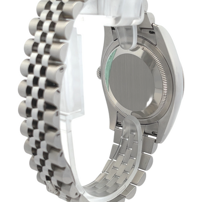 Rolex Datejust 36MM Stainless Steel Fluted Bezel Mother of Pearl Diamond Dial 116234