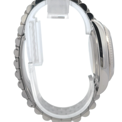 Rolex Datejust 36MM Stainless Steel Fluted Bezel Mother of Pearl Diamond Dial 116234