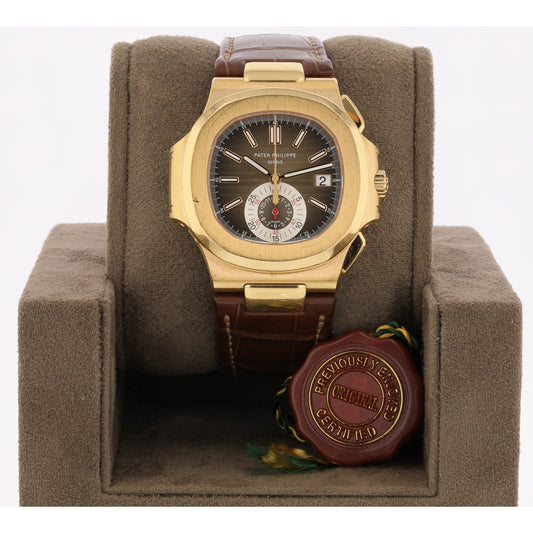 Patek Philippe Nautilus Chronograph Rose Gold  5980r-001