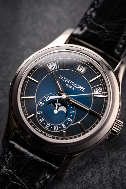 Patek Philippe Annual Calendar Moon Phases White Gold 5205g-013
