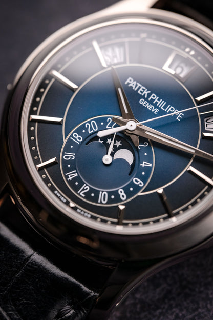 Patek Philippe Annual Calendar Moon Phases White Gold 5205g-013
