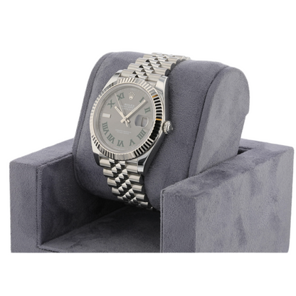 Rolex Datejust 41mm Wimbledon Fluted Jubilee 126334