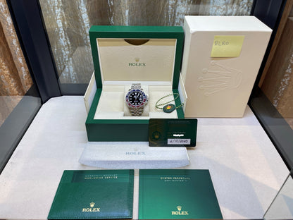 Rolex GMT Master II Stainless Steel Ceramic "Pepsi" 126710BLRO