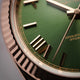 Rolex Day-Date 40mm Green Dial Everose Gold President Bracelet 228235