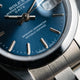 Rolex Datejust 26mm Smooth Bezel Blue Dial Oyster Bracelet 69160